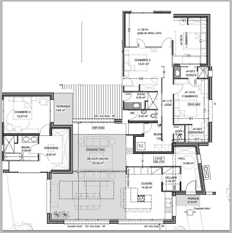 Idée Maison Plain Pied 3477 id 195 169 e plan maison de plein pied Idée Maison Plain Pied 3477 id 195 169 e plan maison de plein pied
